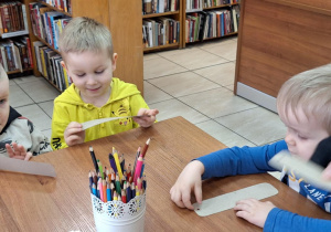 Wizyta w bibliotece naszych Biedronek.