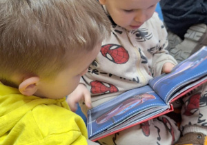 Wizyta w bibliotece naszych Biedronek.