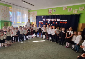 Obchody Święta Niepodległości w naszym przedszkolu.