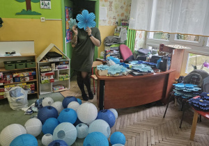 Nasze przedszkole w kolorze niebieskim